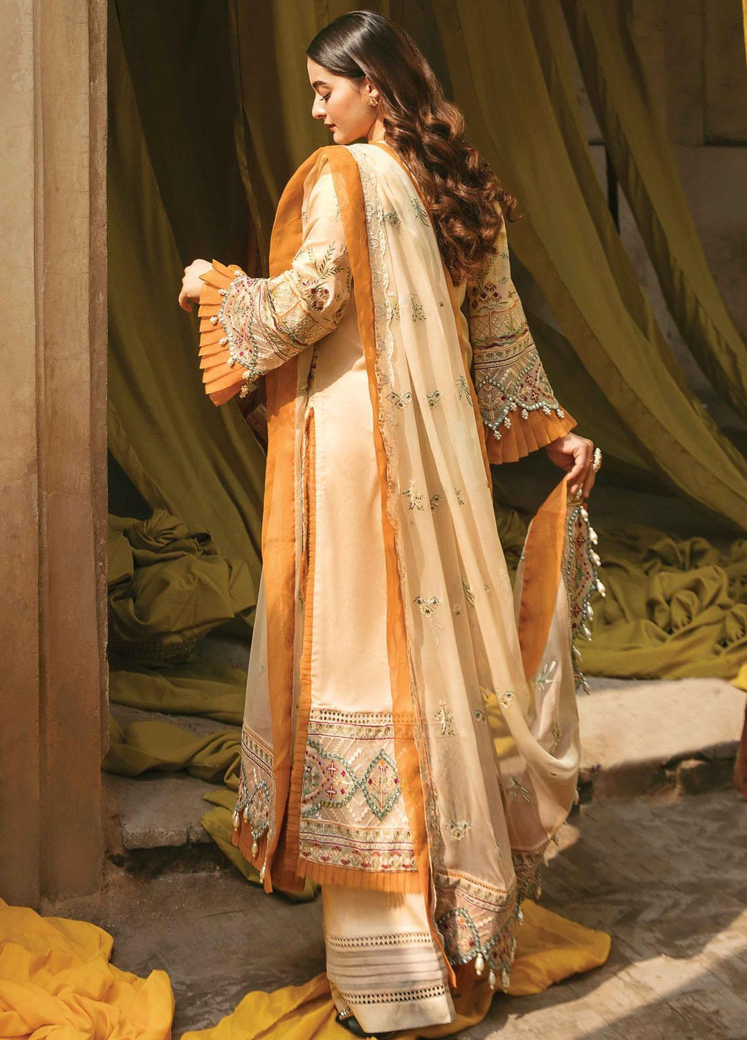 Shabnami By Afrozeh Embroidered Lawn Suits Unstitched 3 Piece AF22S 07 Sheharezaad - Festive Collection