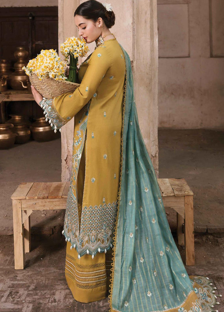 Shabnami By Afrozeh Embroidered Lawn Suits Unstitched 3 Piece AF22S 09 Shireen - Festive Collection