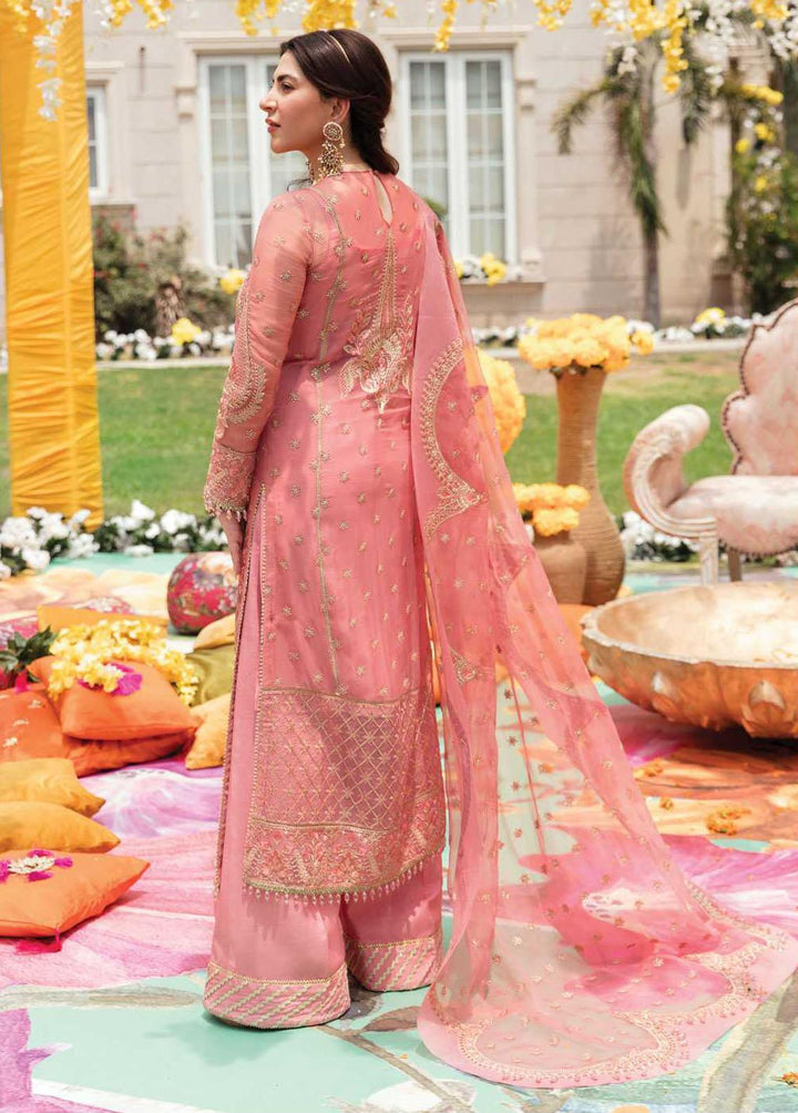 Shehnai By Afrozeh Embroidered Chiffon Suits Unstitched 3 Piece AF22WF AS-22-02 NAZMIN - Wedding Formals Collection