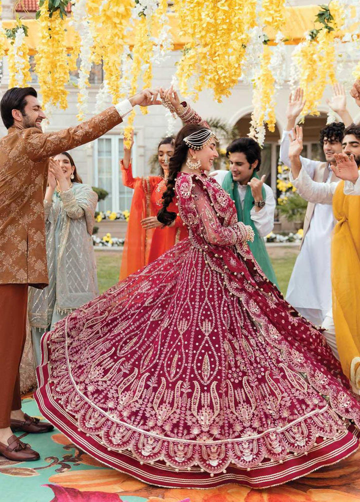 Shehnai By Afrozeh Embroidered Net Suits Unstitched 3 Piece AF22WF AS-22-04 DASHT E NAZ - Wedding Formals Collection