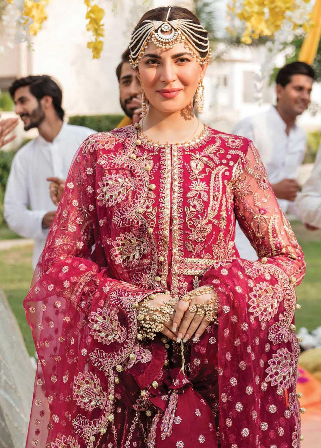 Shehnai By Afrozeh Embroidered Net Suits Unstitched 3 Piece AF22WF AS-22-04 DASHT E NAZ - Wedding Formals Collection