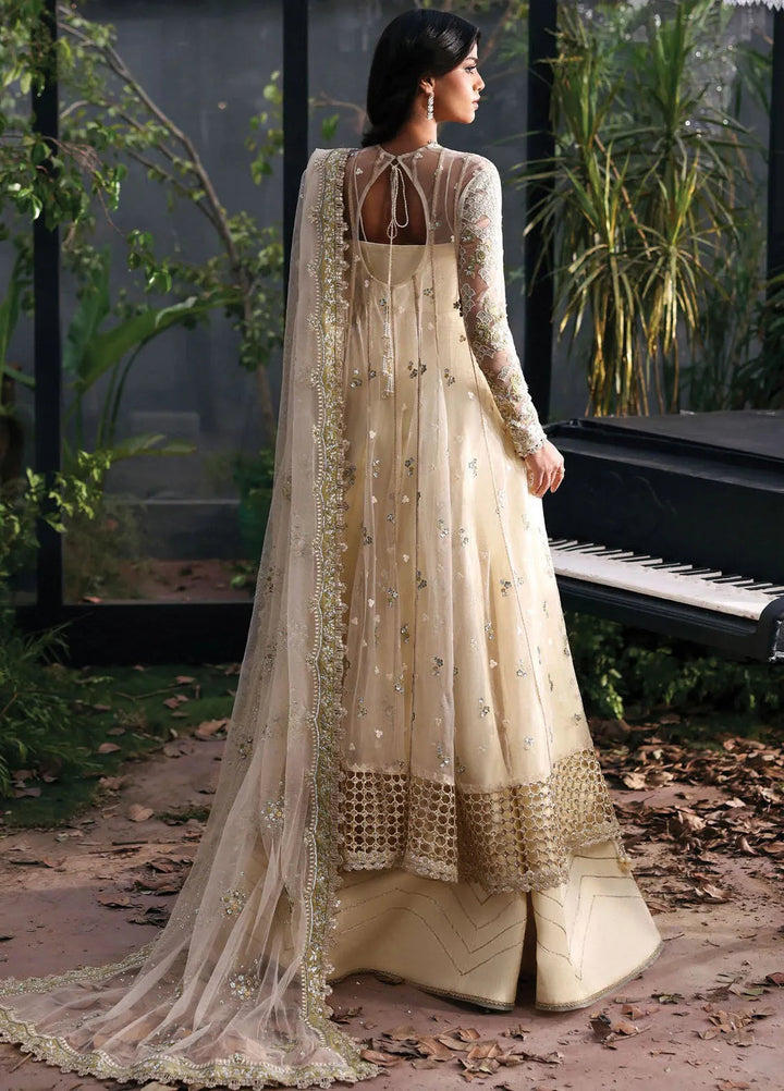 Afrozeh Embroidered Chiffon Suits Unstitched 3 Piece AF25LF D-10 Fleurie - Formals Collection