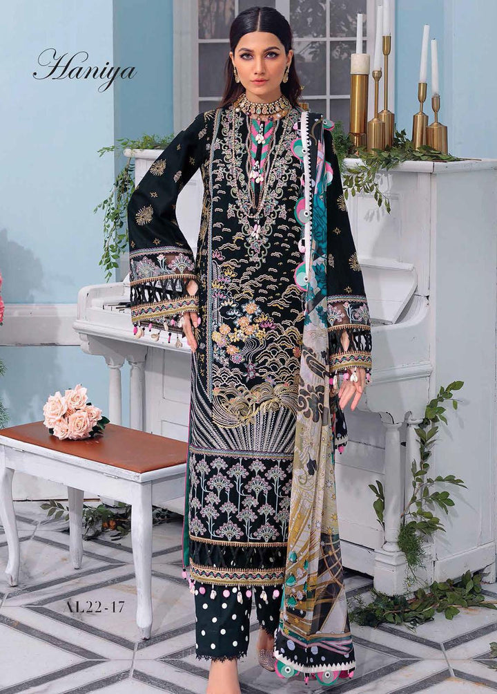 Afsana By Anaya Embroidered Lawn Suits Unstitched 3 Piece AKC22A AL22-17 Haniya - Luxury Collection