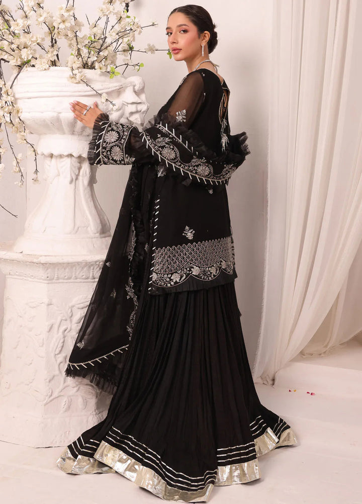 Afsana By Sheen Embroidered Chiffon Suit Unstitched 4 Piece SSL24A SLUA02 Nazm - Formal Collection