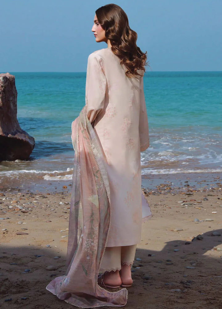 Afsanah by Seran Embroidered Lawn Suit Unstitched 3 Piece SRN25AL D-05 Rumi - Summer Collection