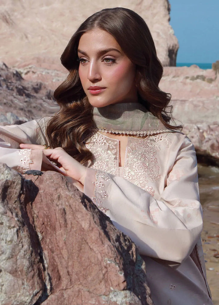 Afsanah by Seran Embroidered Lawn Suit Unstitched 3 Piece SRN25AL D-05 Rumi - Summer Collection