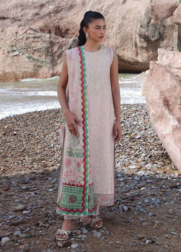 Afsanah by Seran Embroidered Lawn Suit Unstitched 3 Piece SRN25AL D-07 Insa - Summer Collection