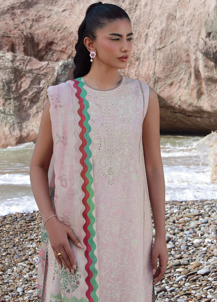 Afsanah by Seran Embroidered Lawn Suit Unstitched 3 Piece SRN25AL D-07 Insa - Summer Collection