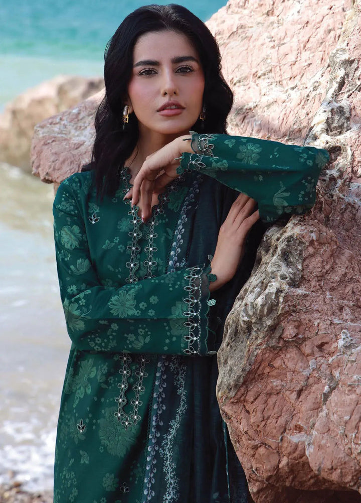 Afsanah by Seran Embroidered Lawn Suit Unstitched 3 Piece SRN25AL D-11 Arzu - Summer Collection