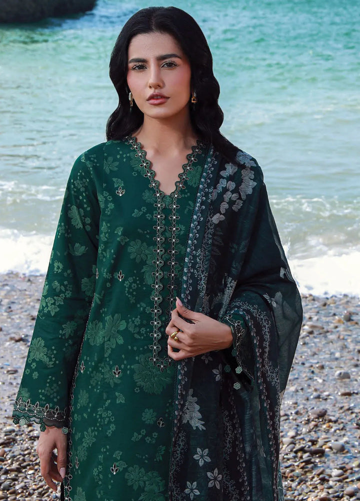 Afsanah by Seran Embroidered Lawn Suit Unstitched 3 Piece SRN25AL D-11 Arzu - Summer Collection