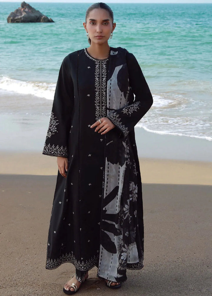 Afsanah by Seran Embroidered Lawn Suit Unstitched 3 Piece SRN25AS D-04 Maya - Summer Collection