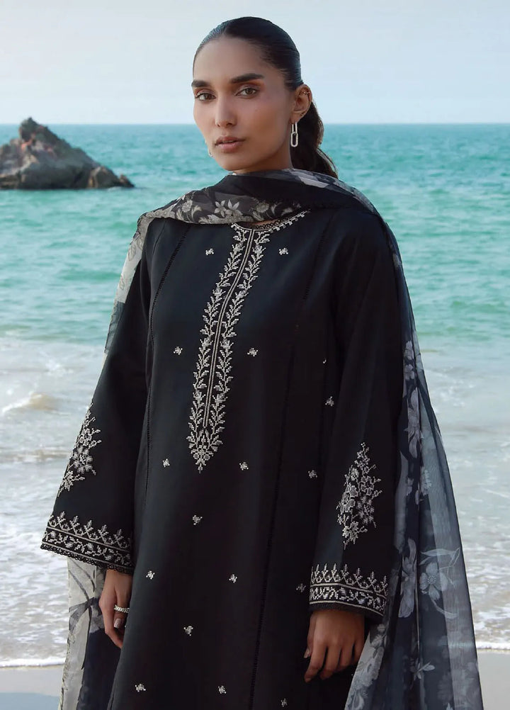 Afsanah by Seran Embroidered Lawn Suit Unstitched 3 Piece SRN25AS D-04 Maya - Summer Collection