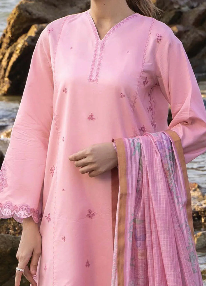 Afsanah by Seran Embroidered Lawn Suit Unstitched 3 Piece SRN25AS D-10 Asra - Summer Collection