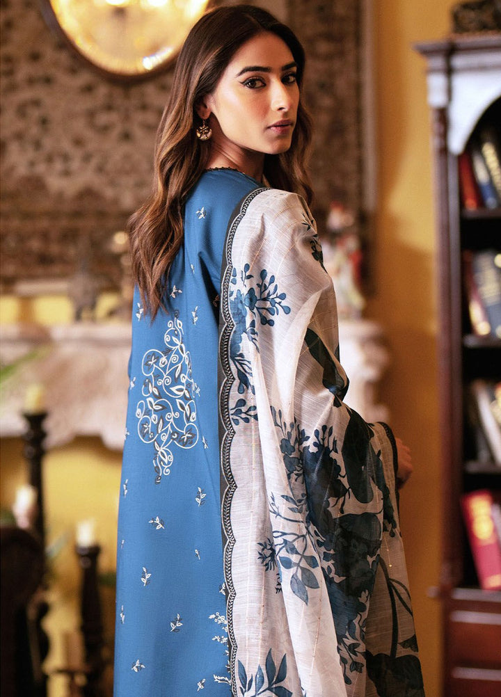 Afsanah by Seran Embroidered Lawn Suits Unstitched 3 Piece SRN24AF D-05 Tara - Spring Summer Collection