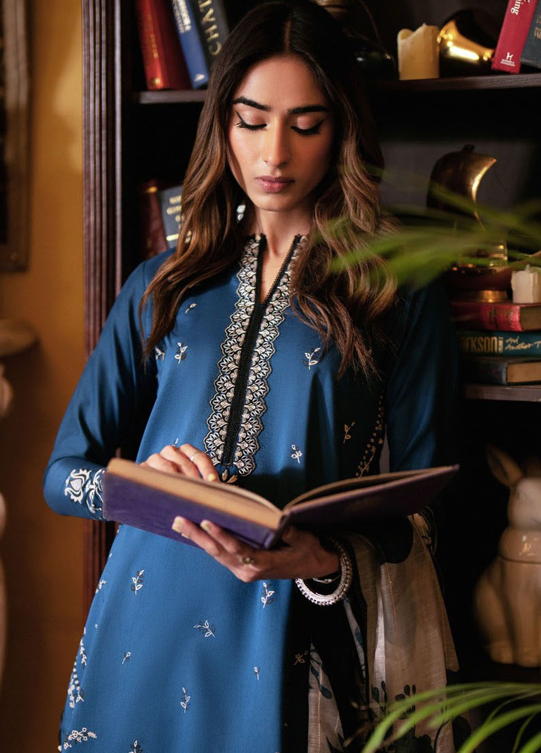 Afsanah by Seran Embroidered Lawn Suits Unstitched 3 Piece SRN24AF D-05 Tara - Spring Summer Collection