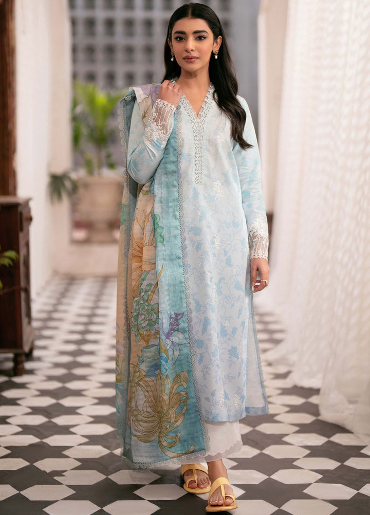 Afsanah by Seran Embroidered Lawn Suits Unstitched 3 Piece SRN24AF D-06 Hareem - Spring Summer Collection