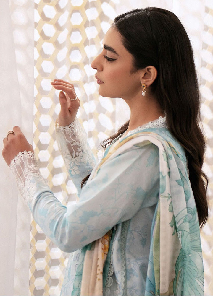 Afsanah by Seran Embroidered Lawn Suits Unstitched 3 Piece SRN24AF D-06 Hareem - Spring Summer Collection