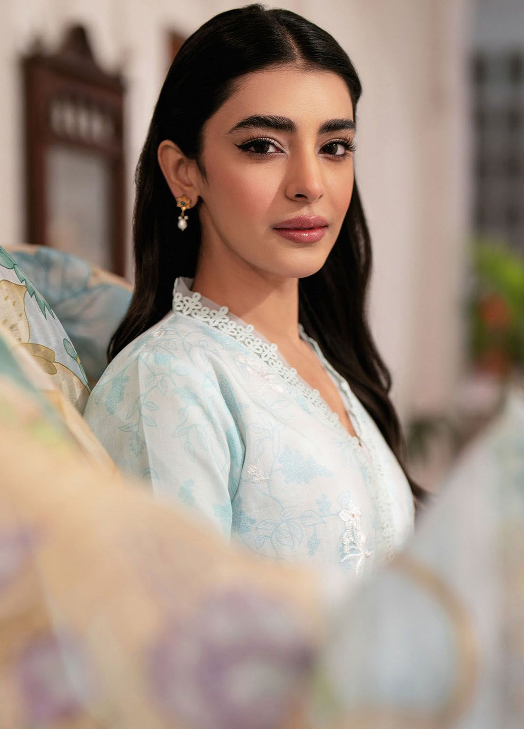 Afsanah by Seran Embroidered Lawn Suits Unstitched 3 Piece SRN24AF D-06 Hareem - Spring Summer Collection