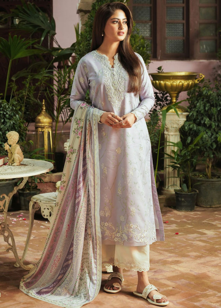 Afsanah by Seran Embroidered Lawn Suits Unstitched 3 Piece SRN24AF D-07 Mishal - Spring Summer Collection