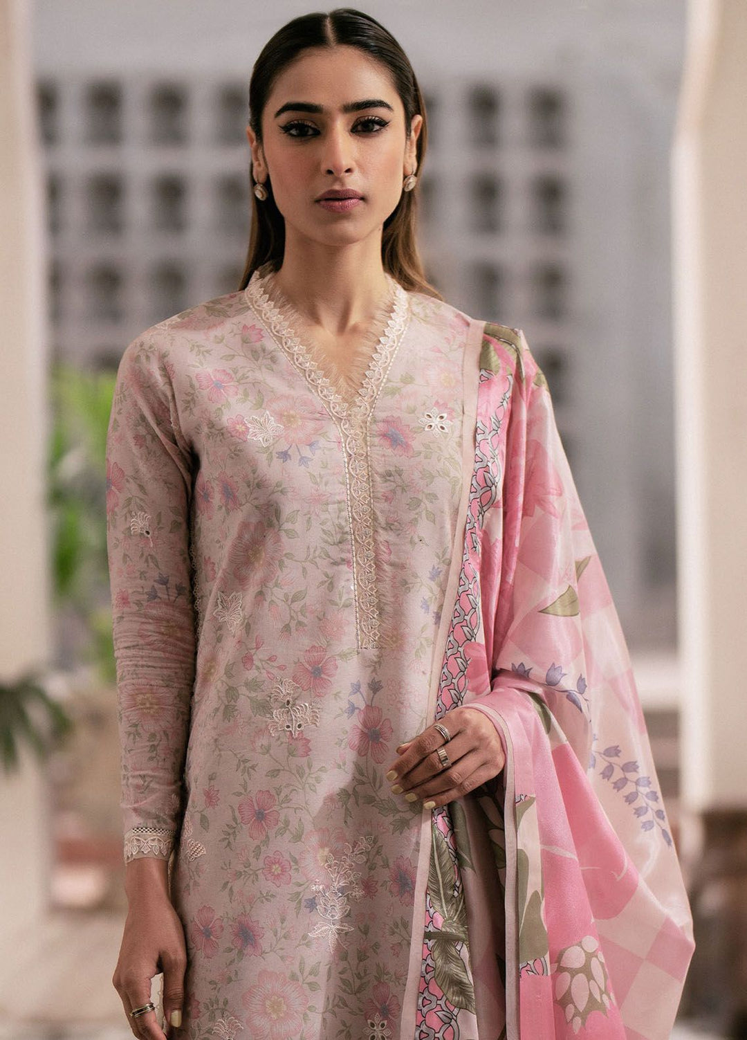 Afsanah by Seran Embroidered Lawn Suits Unstitched 3 Piece SRN24AF D-08 Zohreh - Spring Summer Collection