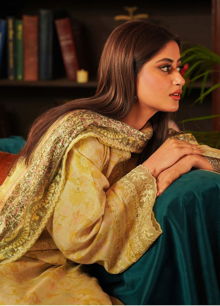 Afsanah by Seran Embroidered Lawn Suits Unstitched 3 Piece SRN24AF D-09 Nooru - Spring Summer Collection