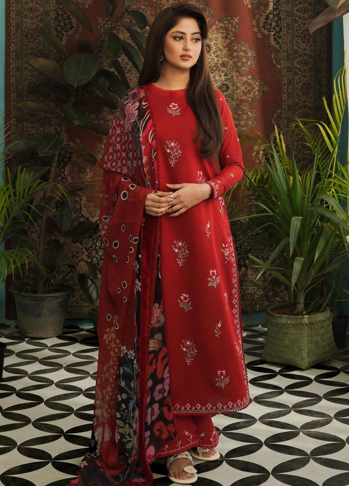Afsanah by Seran Embroidered Lawn Suits Unstitched 3 Piece SRN24AF D-11 Shadab - Spring Summer Collection