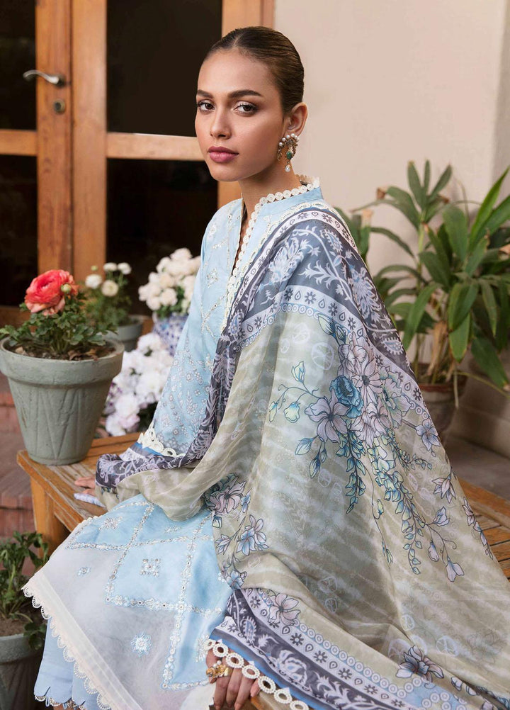 Afsanah By Seran Embroidered Lawn Suits Unstitched 3 Piece SRN23A D-10 Fasana - Summer Collection