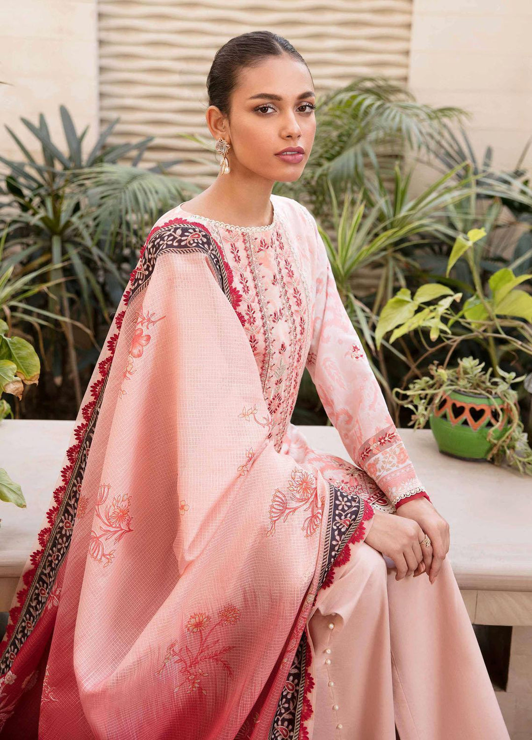 Afsanah By Seran Embroidered Lawn Suits Unstitched 3 Piece SRN23A D-11 Anaya - Summer Collection