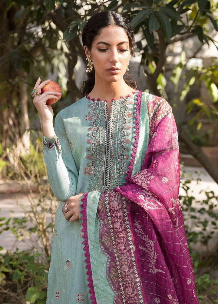 Afsanah By Seran Embroidered Lawn Suits Unstitched 3 Piece SRN23A D-12 Jabeen - Summer Collection
