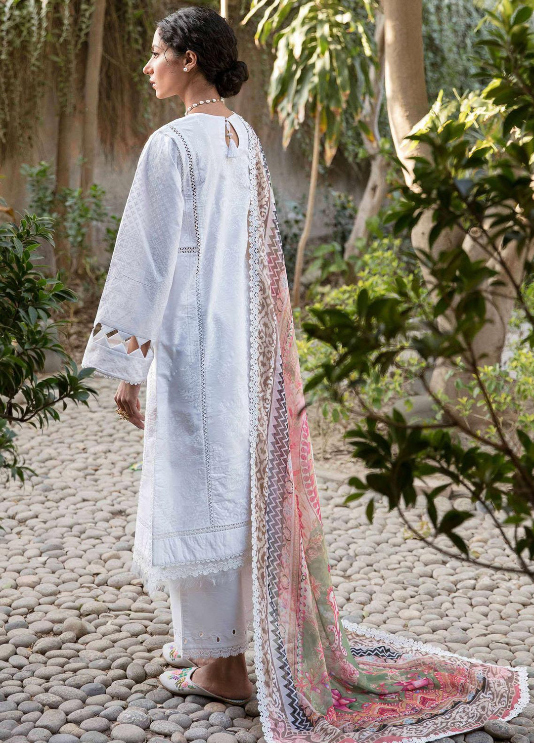 Afsanah By Seran Embroidered Lawn Suits Unstitched 3 Piece SRN23A D-13 Bano - Summer Collection