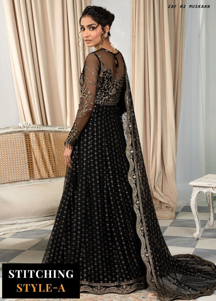 Afsanah by Zarif Embroidered  Suits Unstitched 3 Piece ZF24AF ZAF 02 Muskaan - Formals Collection