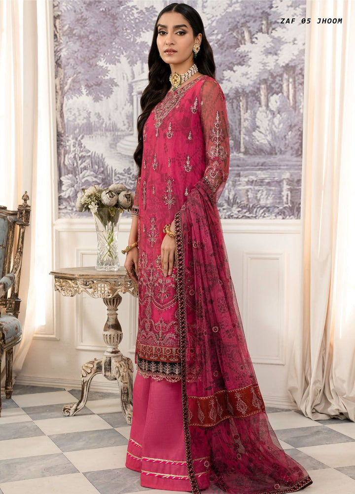 Afsanah by Zarif Embroidered  Suits Unstitched 3 Piece ZF24AF ZAF 05 Jhoom - Formals Collection