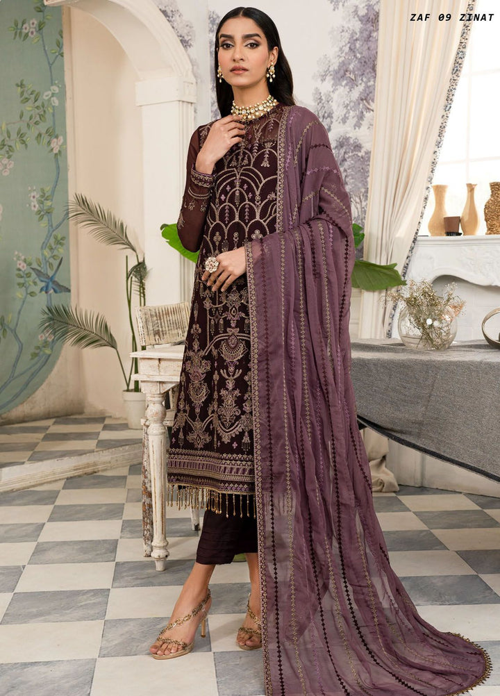 Afsanah by Zarif Embroidered  Suits Unstitched 3 Piece ZF24AF ZAF 09 Zinat - Formals Collection