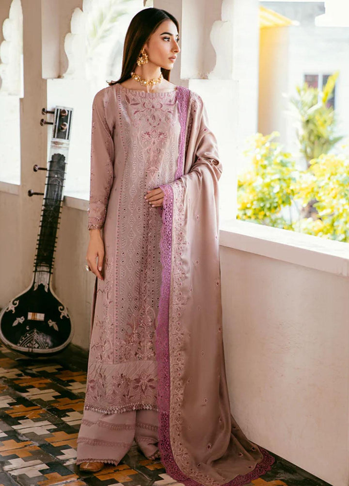 Afsanay By Florent Embroidered Khaddar Suits Unstitched 3 Piece FL23LCK FLK-4A - Winter Collection