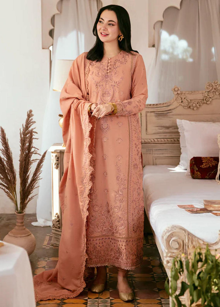 Afsanay By Florent Embroidered Khaddar Suits Unstitched 3 Piece FL23LCK FLK-5A - Winter Collection