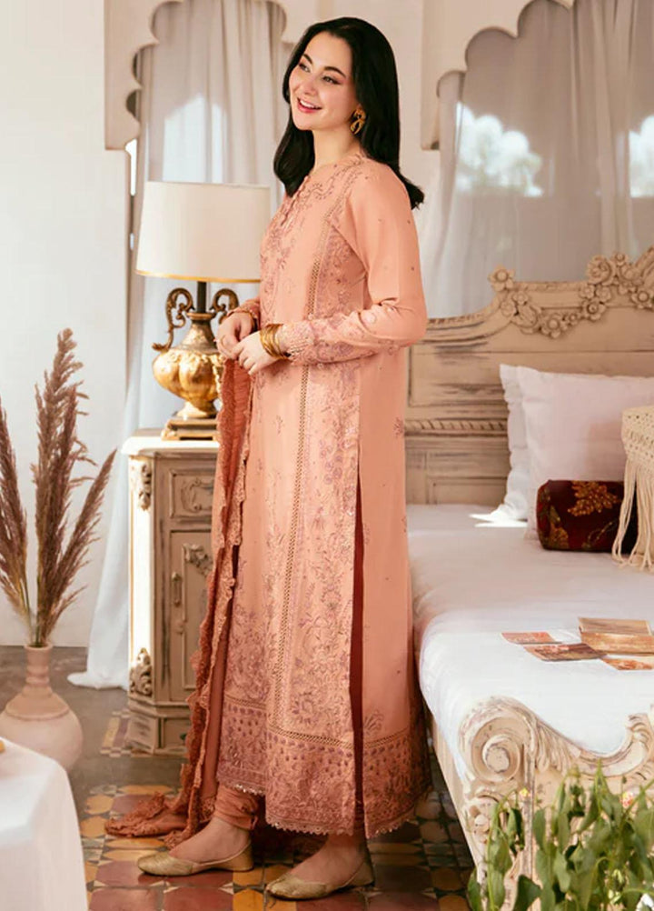 Afsanay By Florent Embroidered Khaddar Suits Unstitched 3 Piece FL23LCK FLK-5A - Winter Collection