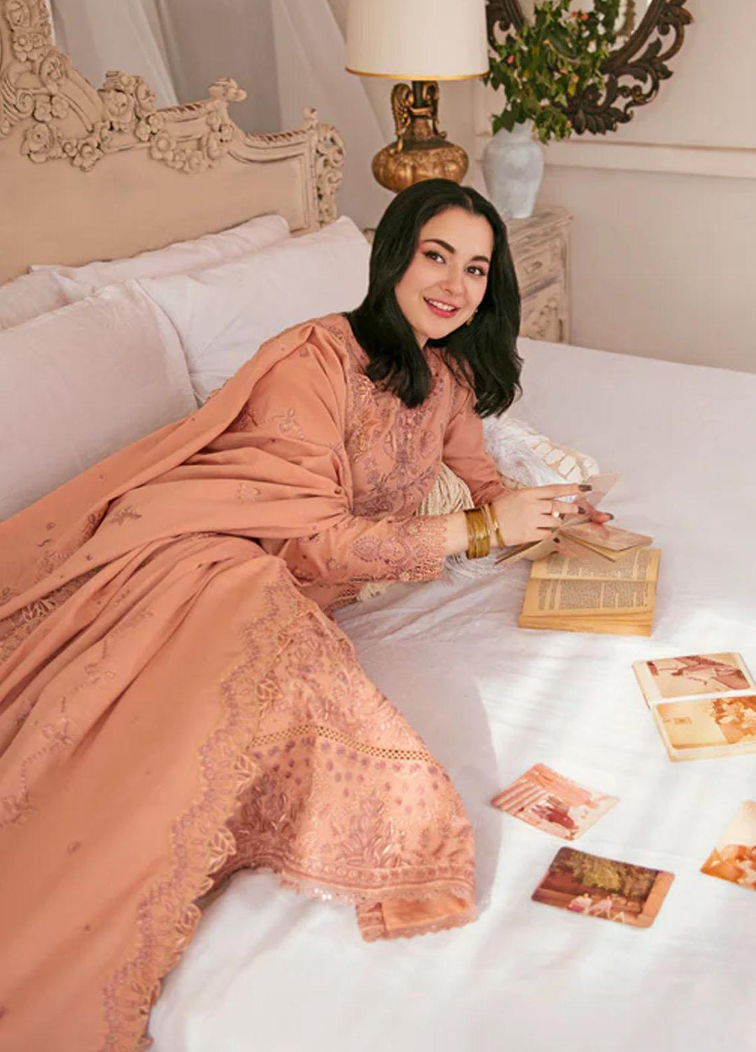 Afsanay By Florent Embroidered Khaddar Suits Unstitched 3 Piece FL23LCK FLK-5A - Winter Collection