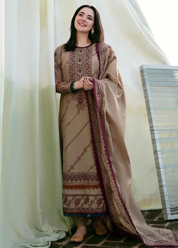 Afsanay By Florent Embroidered Khaddar Suits Unstitched 3 Piece FL23LCK FLK-6B - Winter Collection