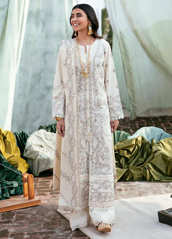 Afsanay By Florent Embroidered Khaddar Suits Unstitched 3 Piece FL23LCK FLK-7A - Winter Collection