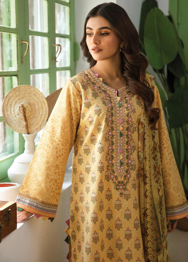 Afsaneh By Aabyaan Embroidered Lawn Suits Unstitched 3 Piece ABY23A AL-05 Rawa - Luxury Collection