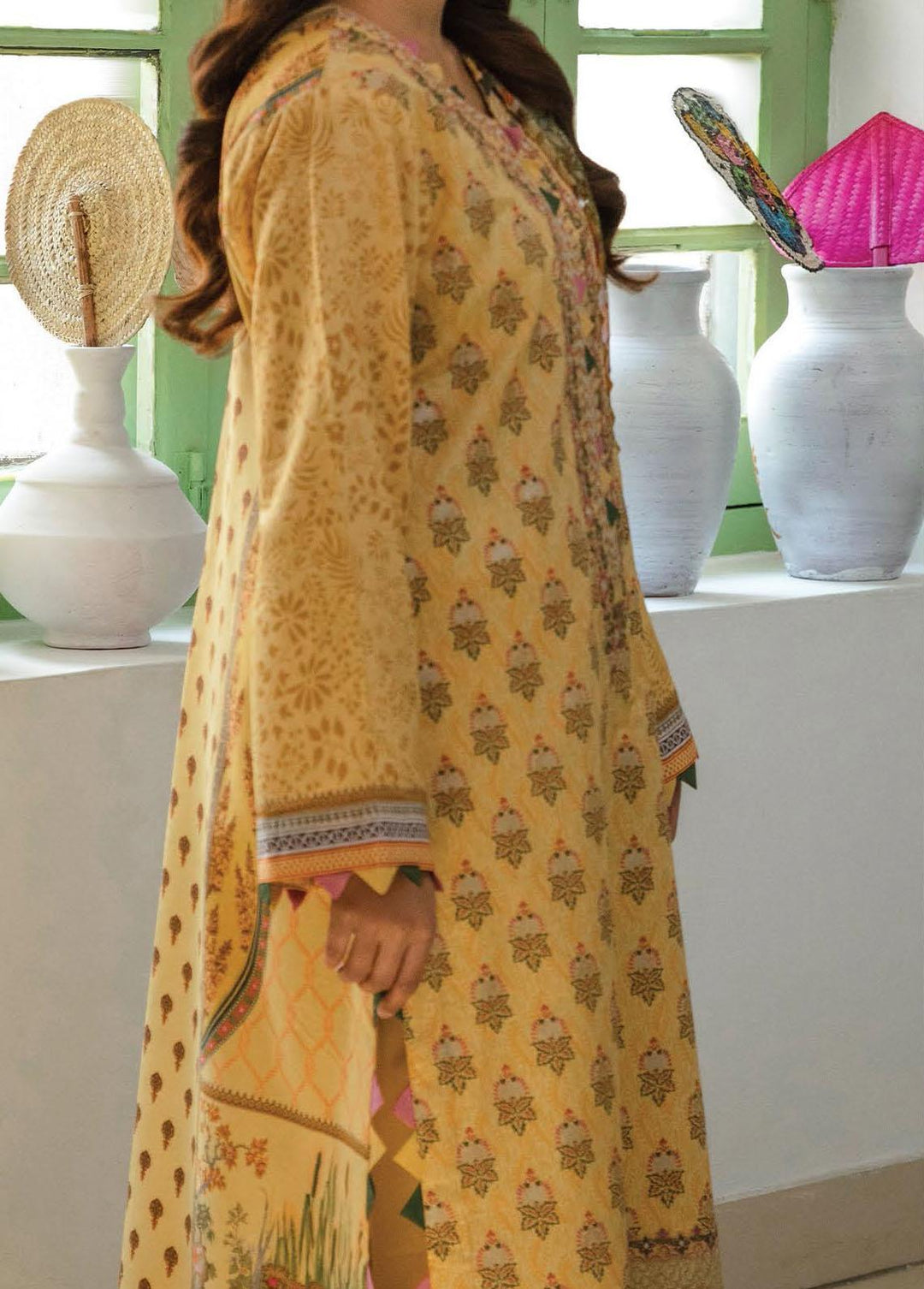 Afsaneh By Aabyaan Embroidered Lawn Suits Unstitched 3 Piece ABY23A AL-05 Rawa - Luxury Collection