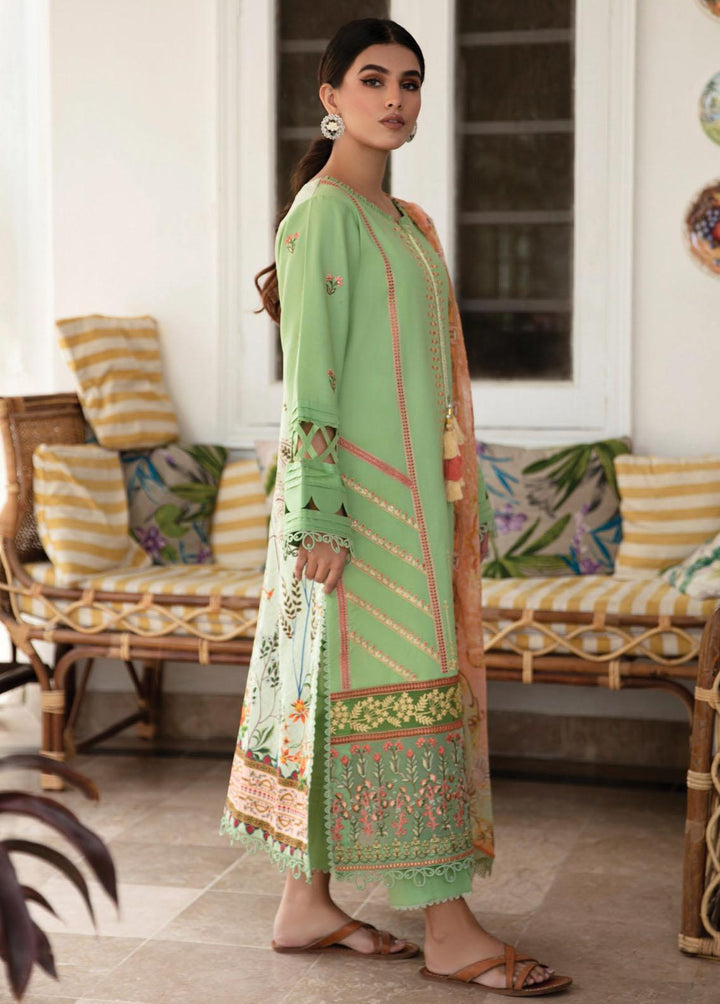 Afsaneh By Aabyaan Embroidered Lawn Suits Unstitched 3 Piece ABY23A AL-06 Nazeer - Luxury Collection