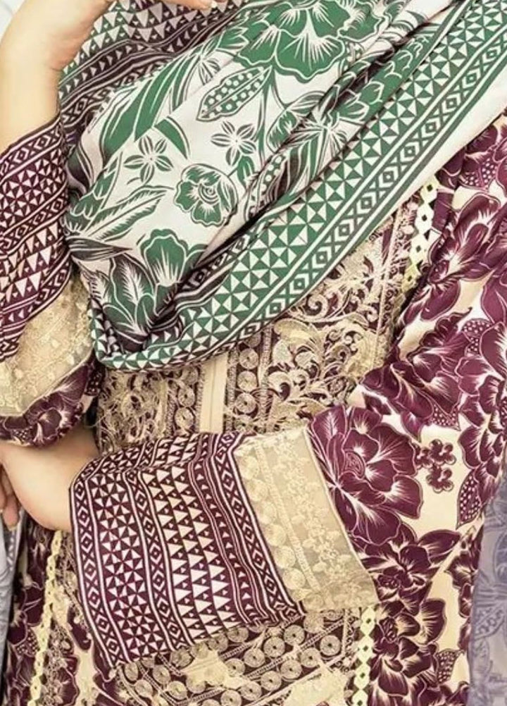 Afsaneh By AY Textile Embroidered Lawn Suits Unstitched 3 Piece AYT24A AY-021 - Spring / Summer Collection