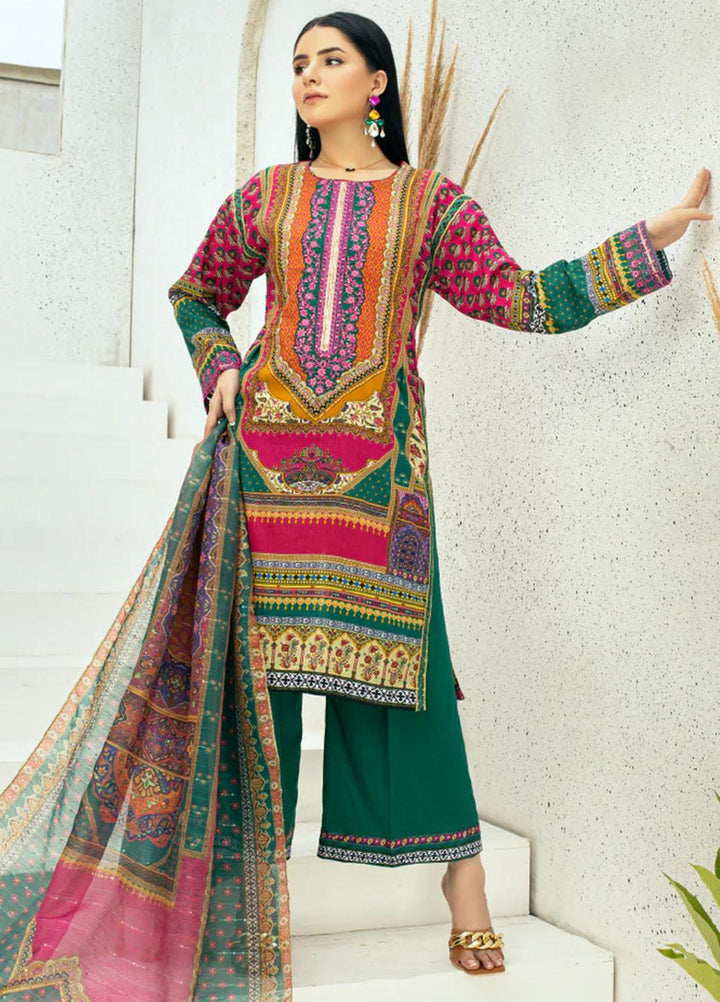 Afsaneh By AY Textile Embroidered Lawn Suits Unstitched 3 Piece AYT24A AY-012 - Spring / Summer Collection