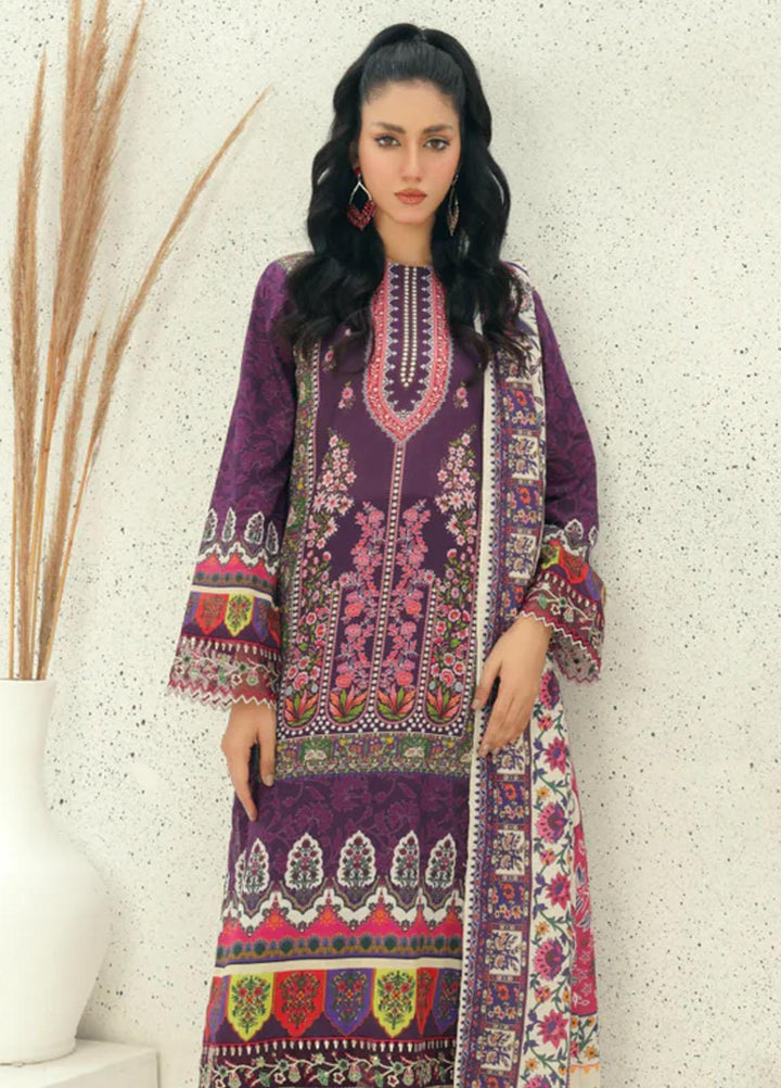 Afsaneh By AY Textile Embroidered Lawn Suits Unstitched 3 Piece AYT24A AY-014 - Spring / Summer Collection