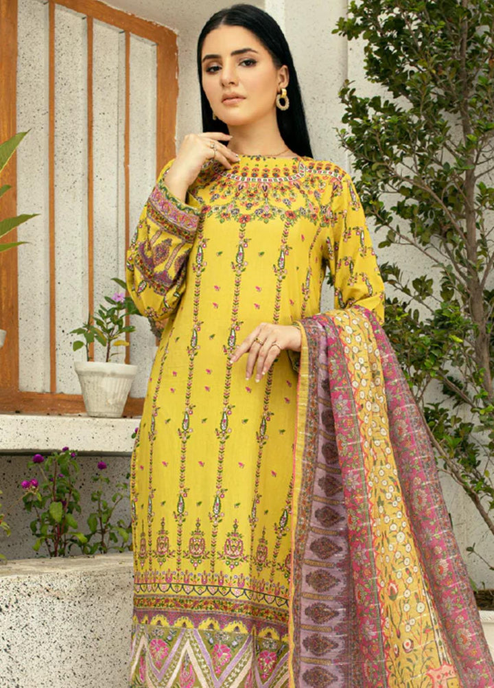 Afsaneh By AY Textile Embroidered Lawn Suits Unstitched 3 Piece AYT24A AY-015 - Spring / Summer Collection