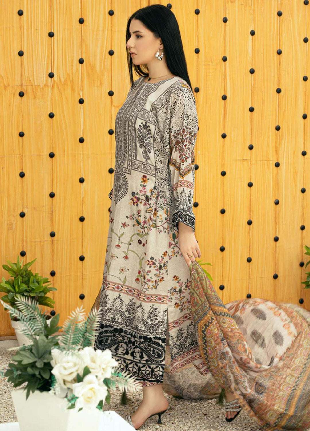 Afsaneh By AY Textile Embroidered Lawn Suits Unstitched 3 Piece AYT24A AY-017 - Spring / Summer Collection
