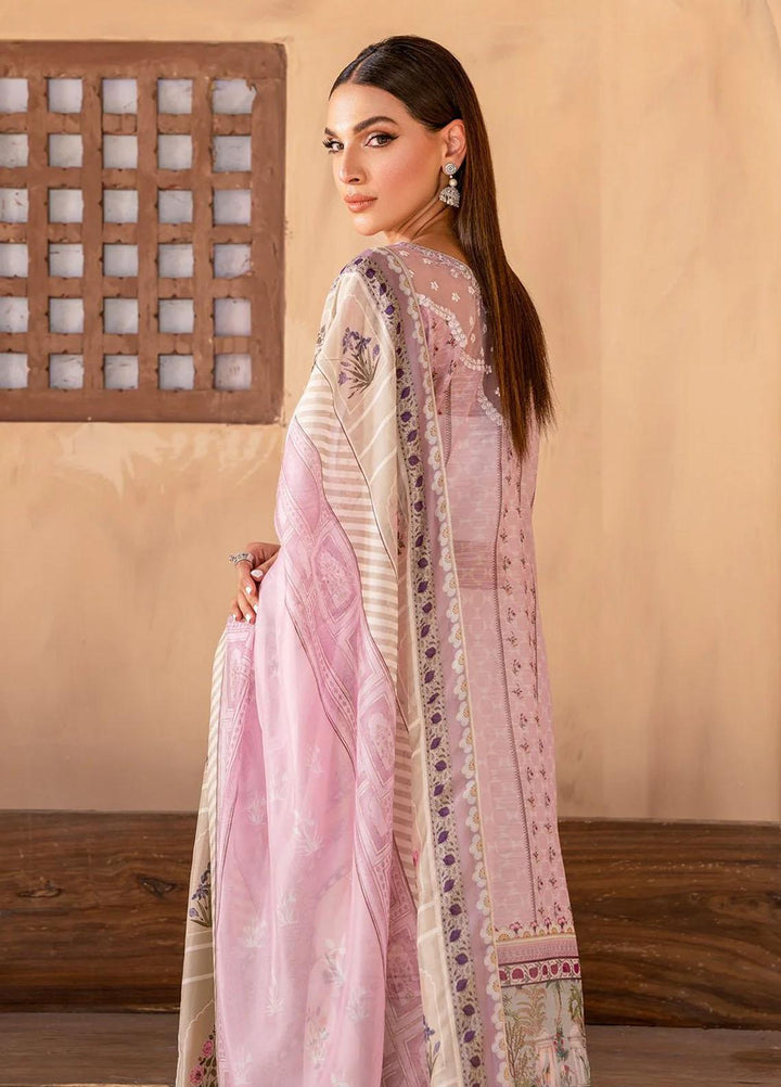 Afshan By Zoya & Fatima Embroidered Monark Suits Unstitched 4 Piece ZOF23A Nyla - Eid Collection