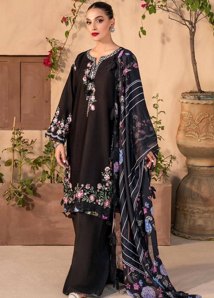 Afshan By Zoya & Fatima Embroidered Cotton Net Suits Unstitched 3 Piece ZOF23A Aisha - Eid Collection