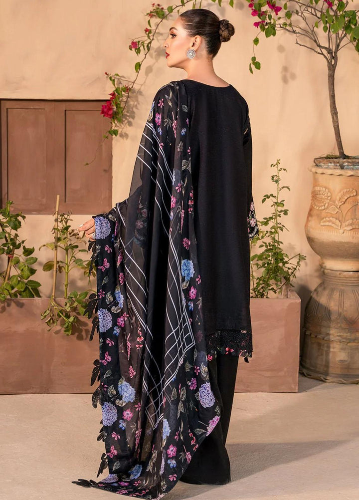 Afshan By Zoya & Fatima Embroidered Cotton Net Suits Unstitched 3 Piece ZOF23A Aisha - Eid Collection